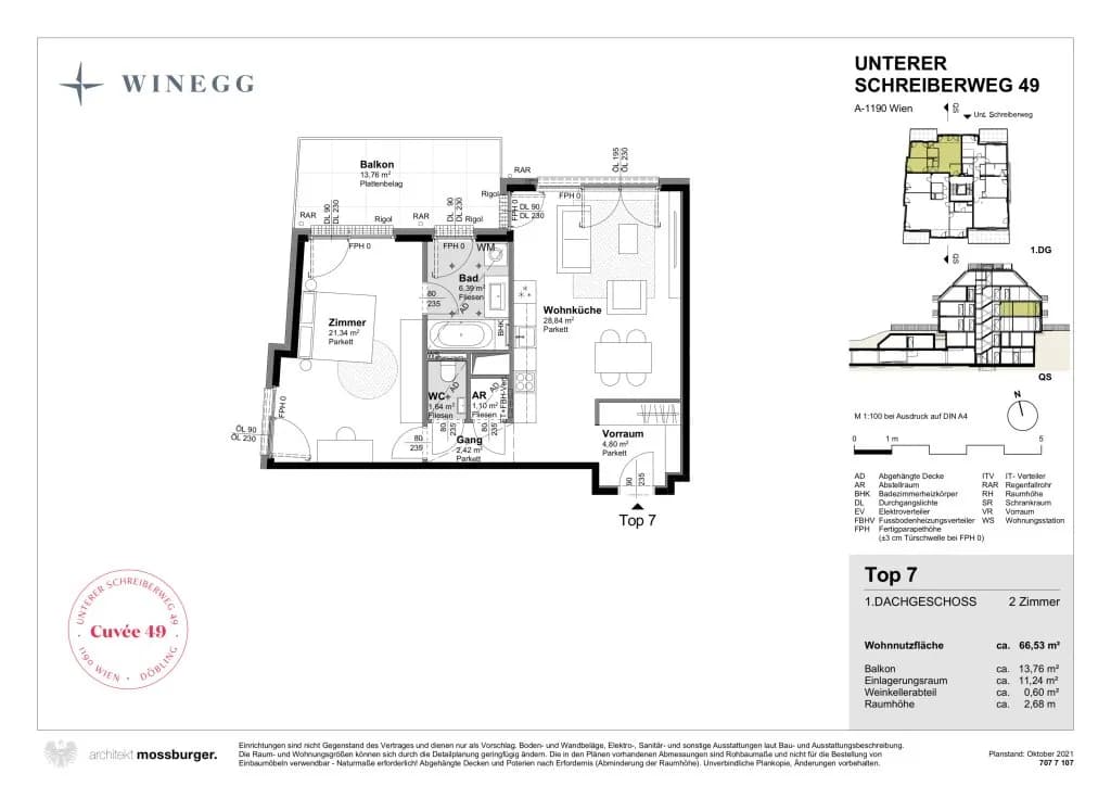 2-Zimmer-Wohnung kaufen in Wien – 66,5 m², € 765.000 – Bild 15 von 15