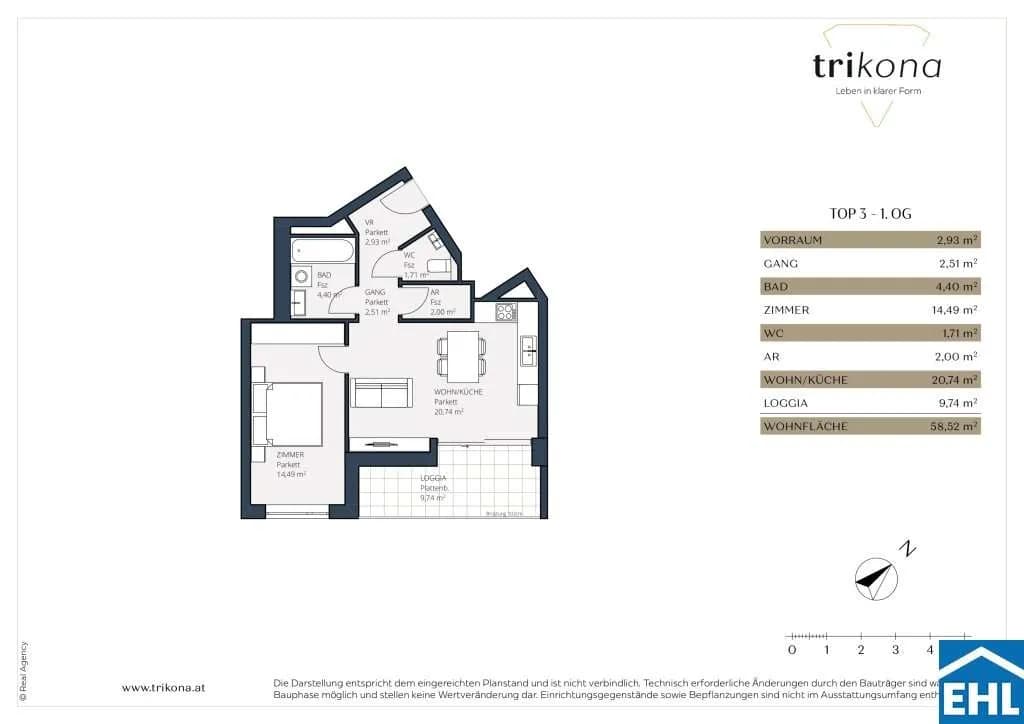 Immobilie kaufen in Wien – 48,78 m², € 298.952 – Bild 7 von 7