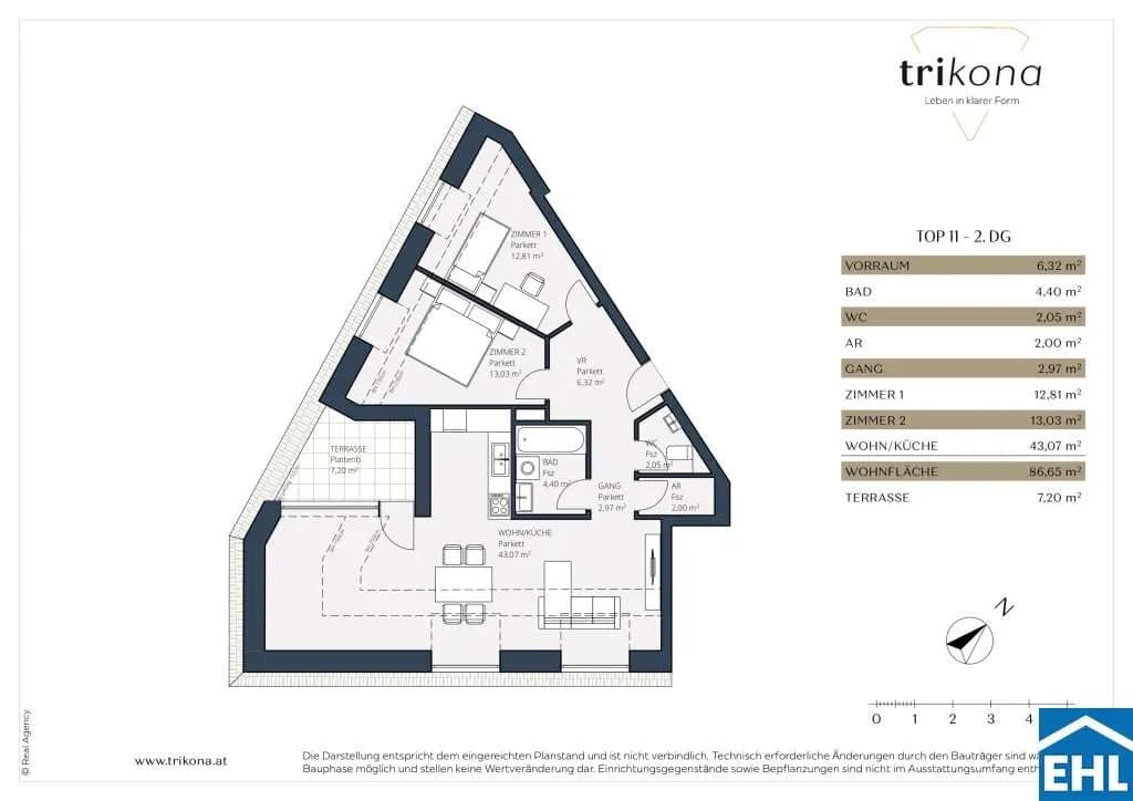 Immobilie kaufen in Wien – 86,65 m², € 488.501 – Bild 7 von 7