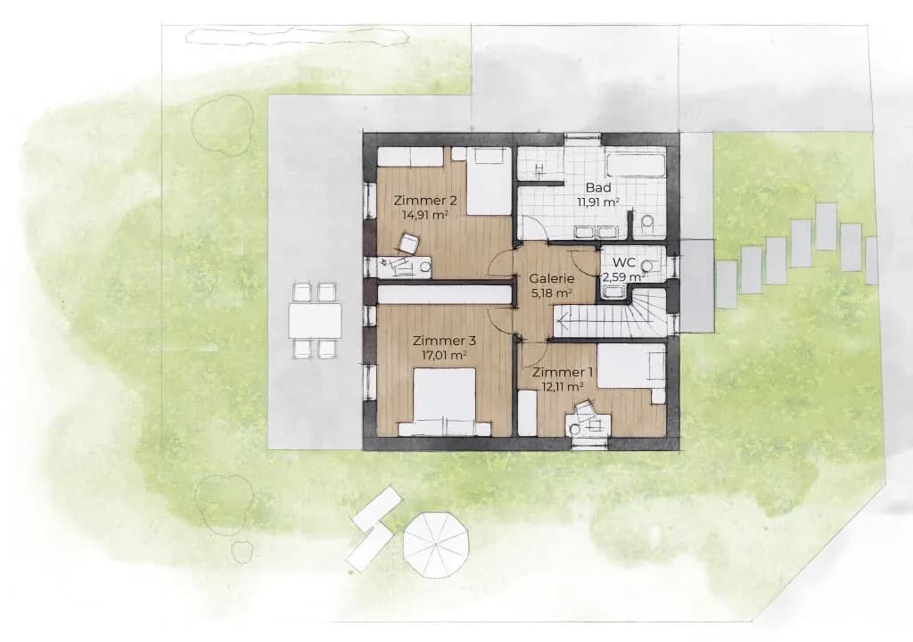 4-Zimmer-Haus kaufen in Mödling – 132 m², € 748.000 – Bild 21 von 22