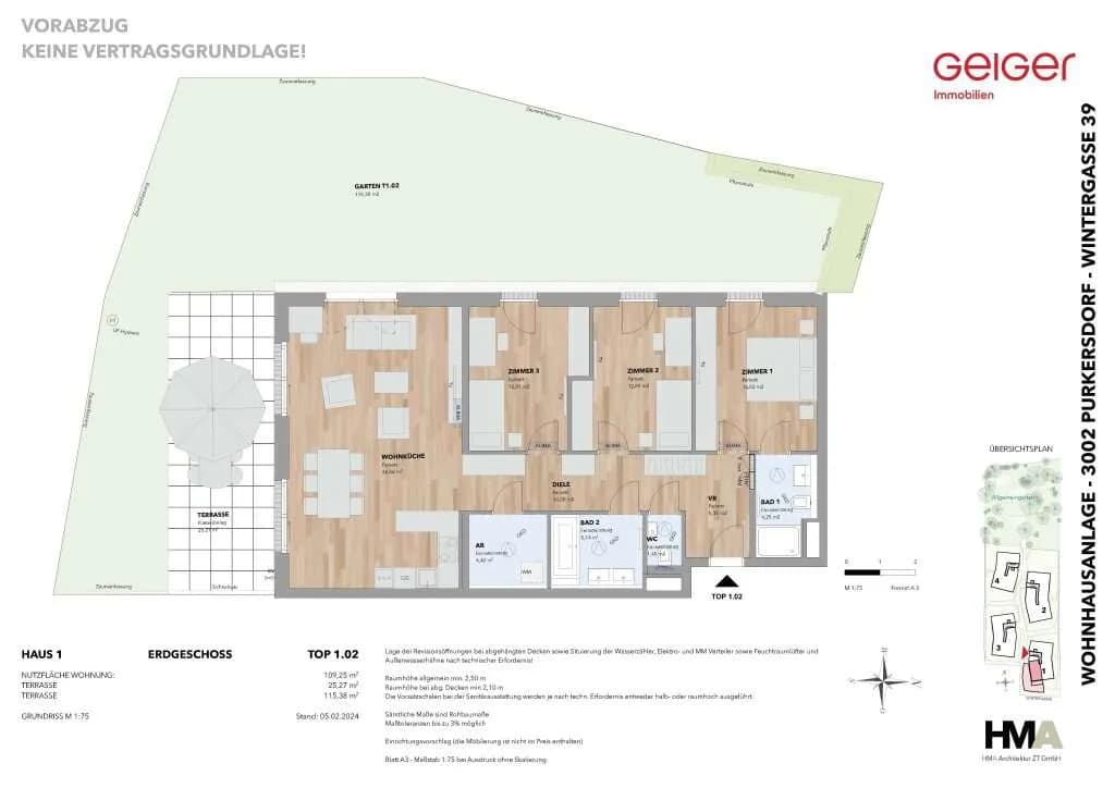 4-Zimmer-Wohnung kaufen in Sankt Pölten Land – 109,25 m², € 747.200 – Bild 2 von 15