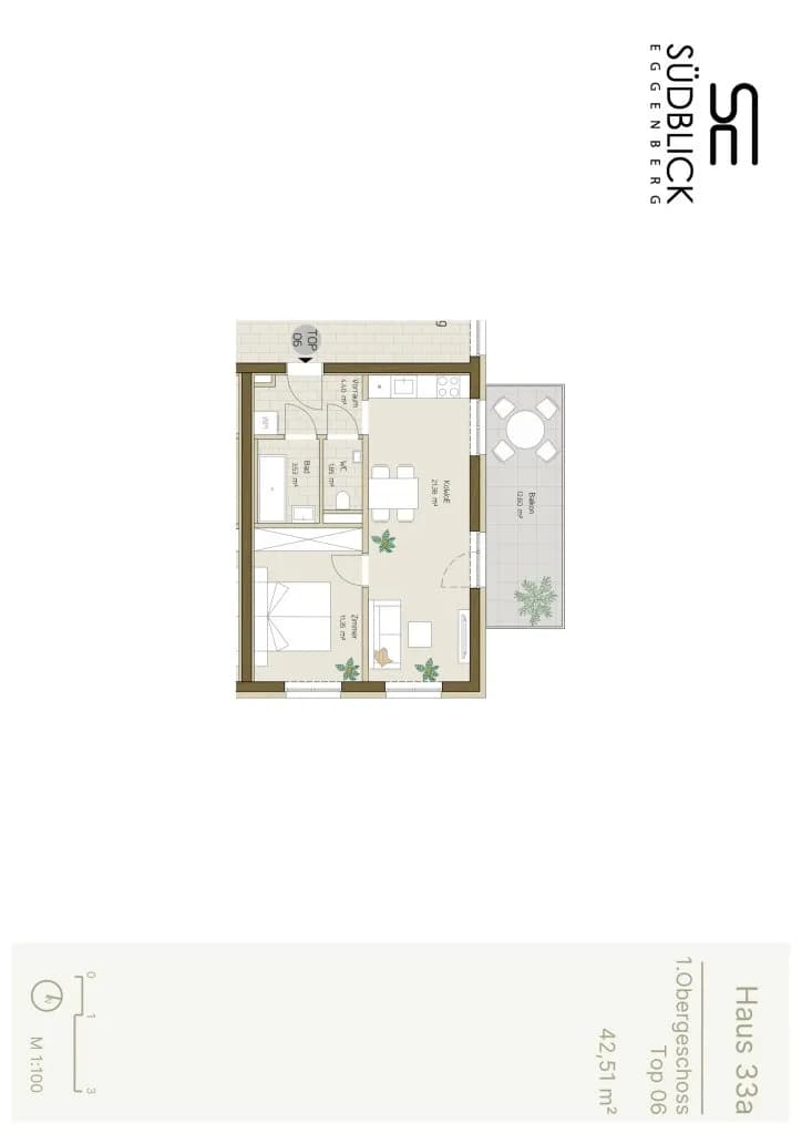 2-Zimmer-Wohnung kaufen in Graz – 42,51 m², € 236.641 – Bild 6 von 6