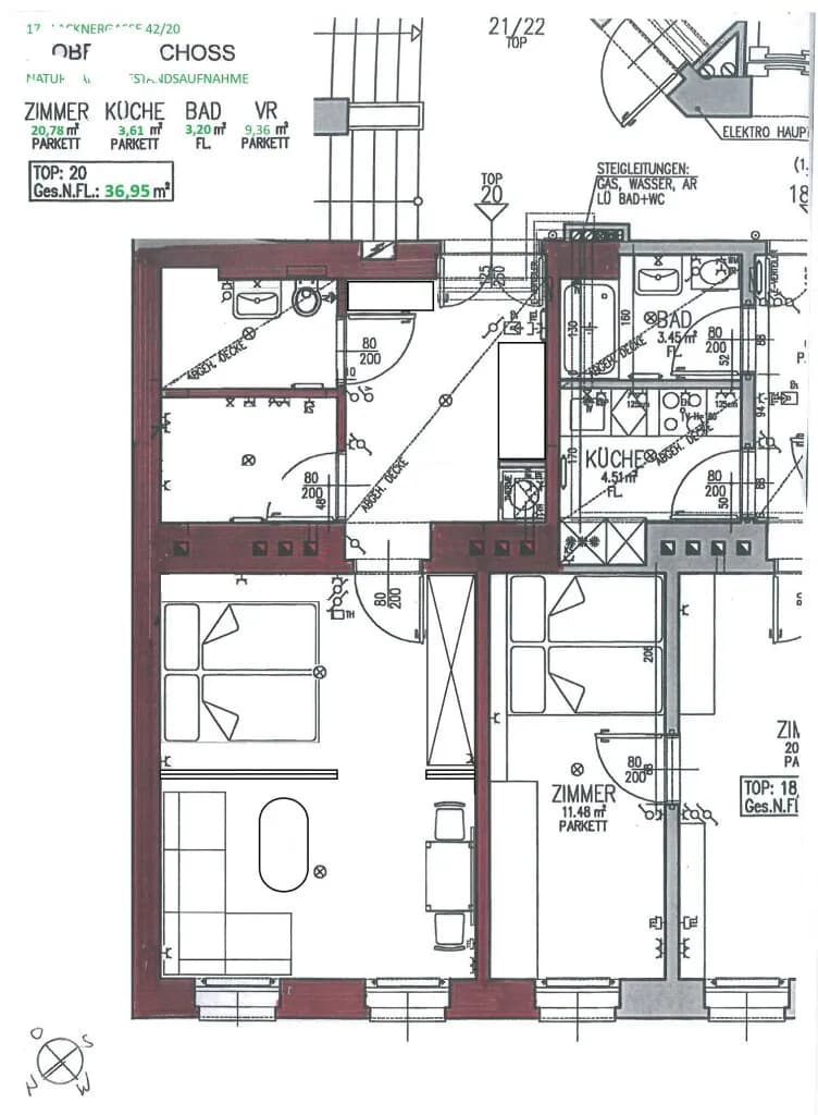 1-Zimmer-Wohnung kaufen in Wien – 37 m², € 189.900 – Bild 10 von 10