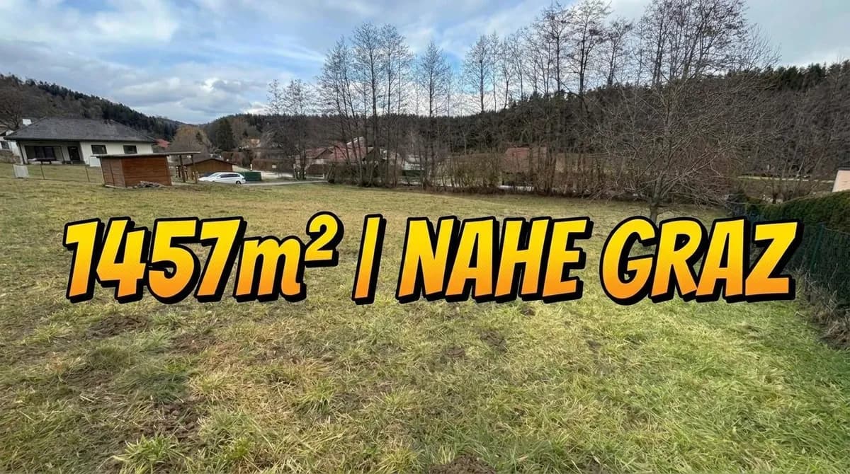 Grundstück kaufen in Graz – 1 457 m², € 180.000