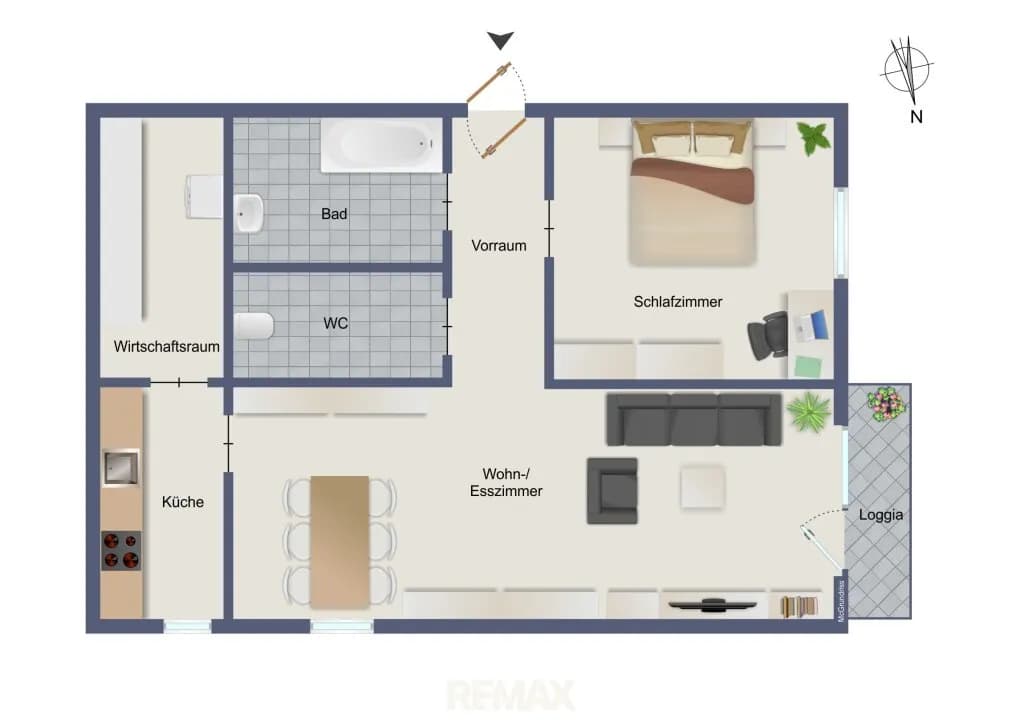 2-Zimmer-Wohnung mieten in Graz – 72,84 m², € 793 – Bild 15 von 15