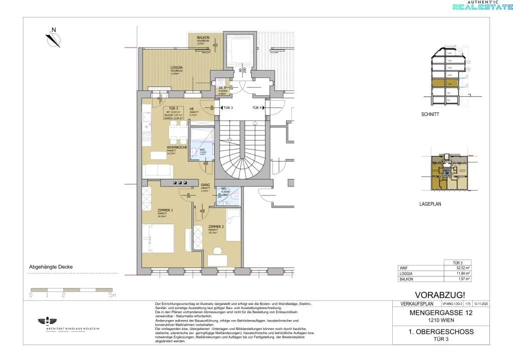 3-Zimmer-Wohnung kaufen in Wien – 52,52 m², € 299.000 – Bild 10 von 11