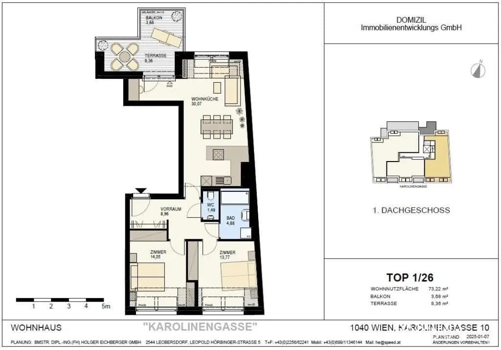 3-Zimmer-Wohnung kaufen in Wien – 73,22 m², € 1.188.600 – Bild 9 von 9