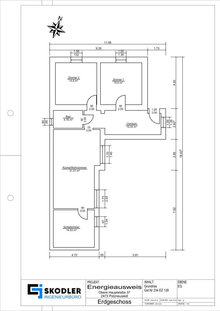 4-Zimmer-Haus kaufen in Neusiedl am See – 97,24 m², € 319.000 – Bild 21 von 21