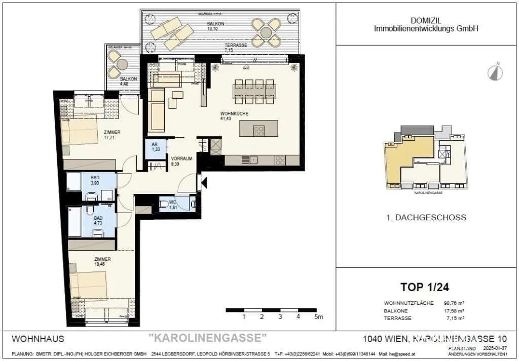 3-Zimmer-Wohnung kaufen in Wien – 98,76 m², € 1.666.900 – Bild 9 von 9