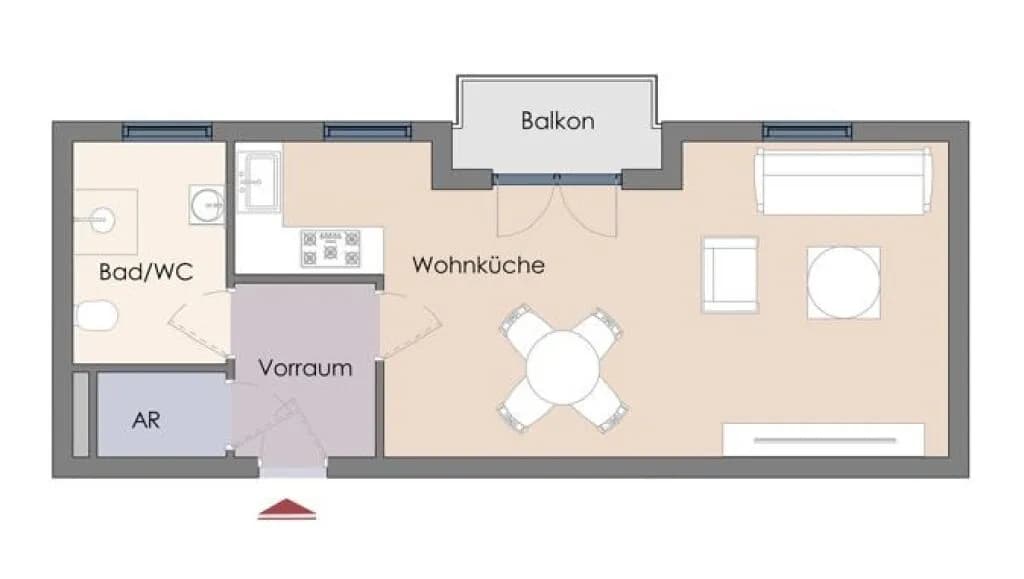 2-Zimmer-Wohnung kaufen in Mistelbach – 38,6 m², € 199.000 – Bild 7 von 7