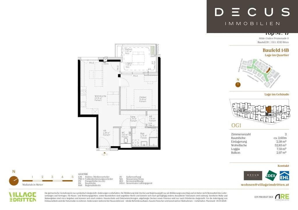 2-Zimmer-Wohnung kaufen in Wien – 54,36 m², € 423.000 – Bild 5 von 6