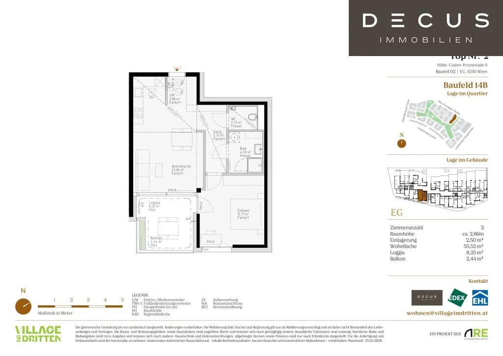 2-Zimmer-Wohnung kaufen in Wien – 54,36 m², € 423.000 – Bild 6 von 6