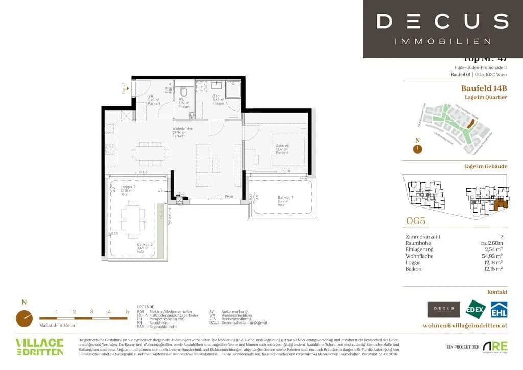 2-Zimmer-Wohnung kaufen in Wien – 54,36 m², € 484.000 – Bild 5 von 5