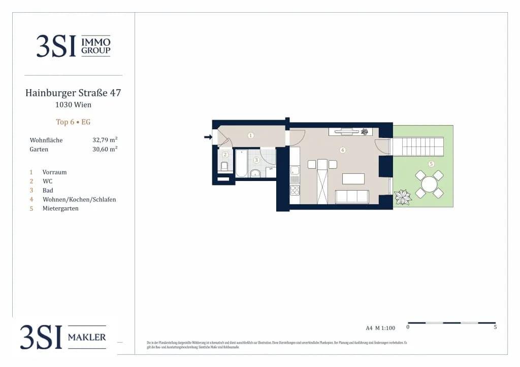 1-Zimmer-Wohnung kaufen in Wien – 32,79 m², € 249.000 – Bild 10 von 10