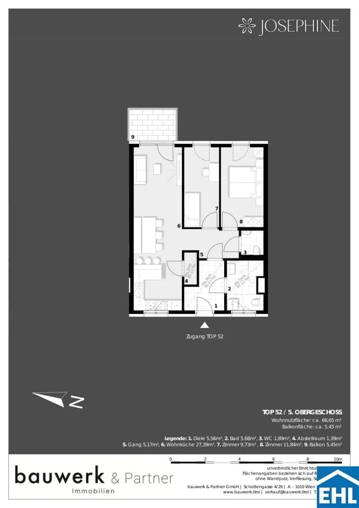 3-Zimmer-Wohnung kaufen in Wien – 68,66 m², € 688.900 – Bild 9 von 9