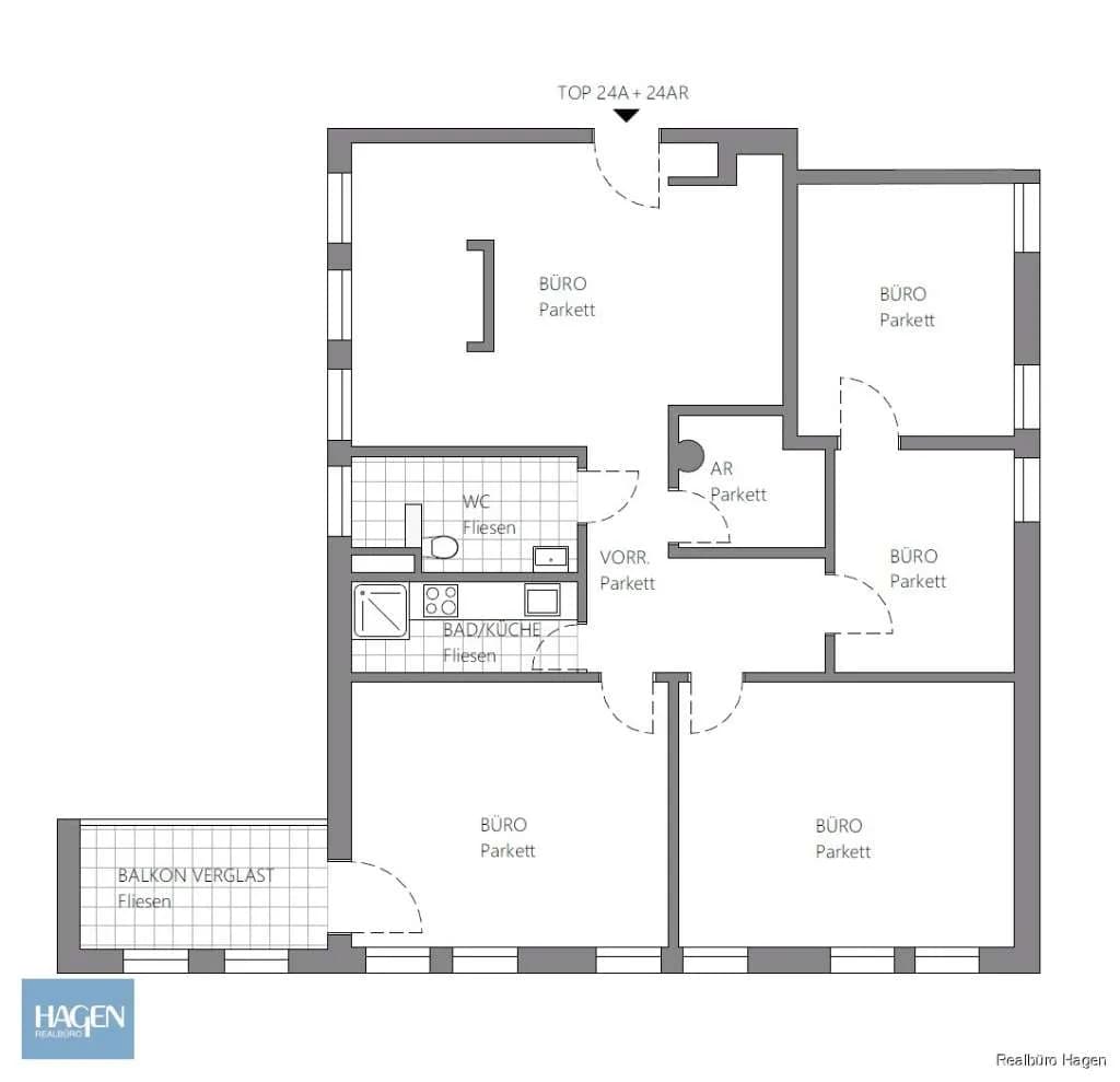 Gewerbeimmobilie mieten in Bregenz – 112 m², € 1.249 – Bild 12 von 13