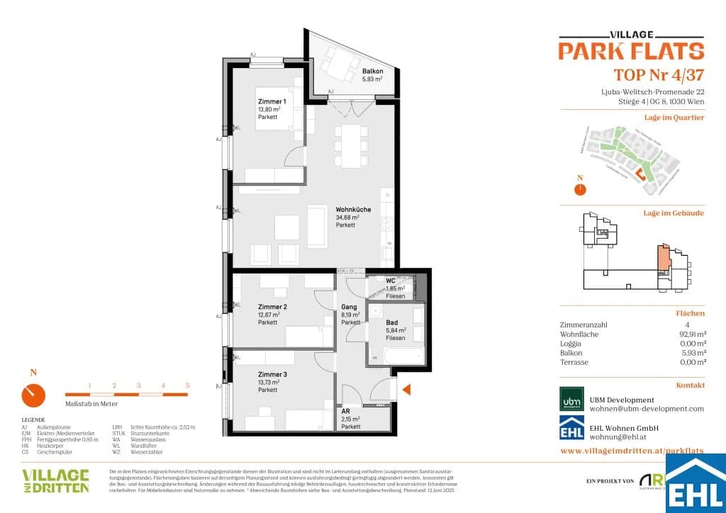 4-Zimmer-Wohnung kaufen in Wien – 92,91 m², € 799.000 – Bild 12 von 12