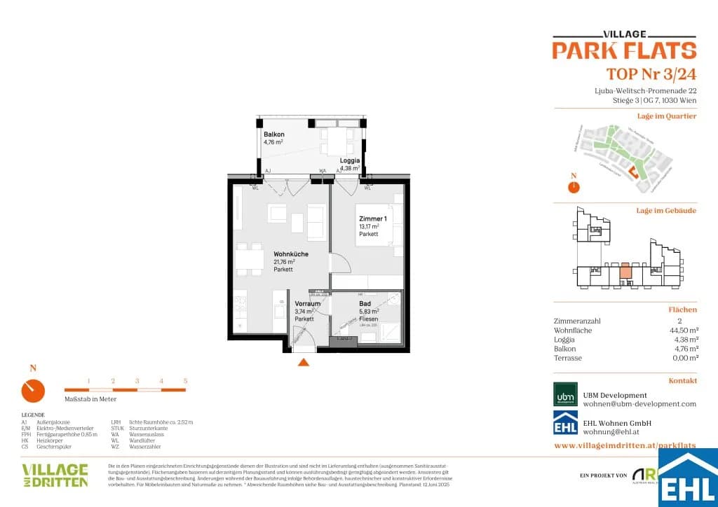 Immobilie kaufen in Wien – 44,5 m², € 370.000 – Bild 7 von 7