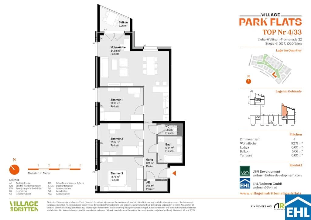 Immobilie kaufen in Wien – 92,71 m², € 694.000 – Bild 7 von 7