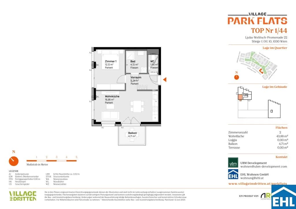 Immobilie kaufen in Wien – 43,88 m², € 385.000 – Bild 7 von 7