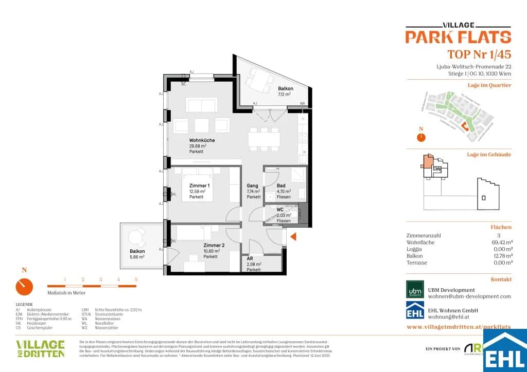 Immobilie kaufen in Wien – 69,43 m², € 629.000 – Bild 7 von 7
