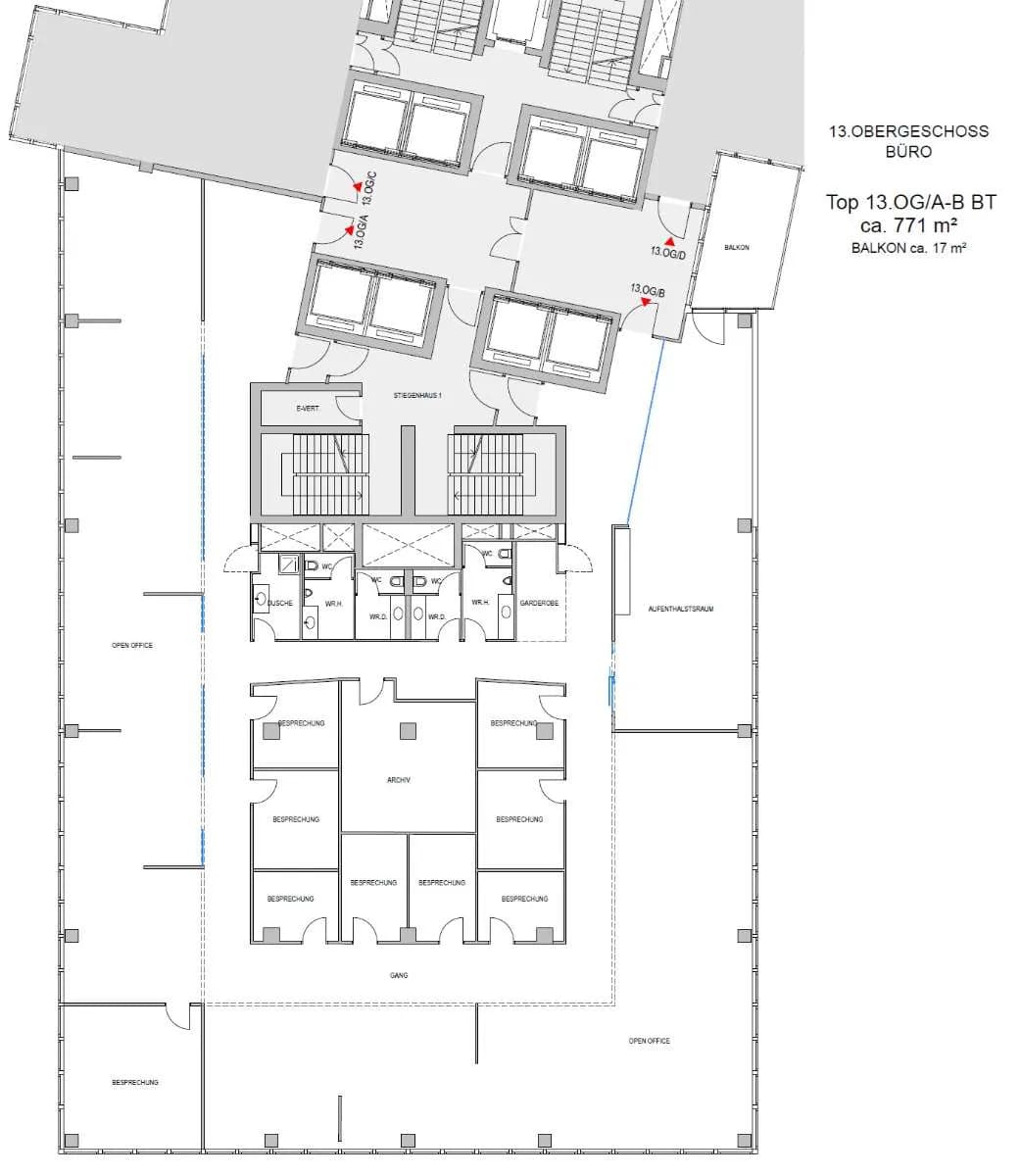 Gewerbeimmobilie mieten in Wien – 774 m², € 15 – Bild 11 von 12