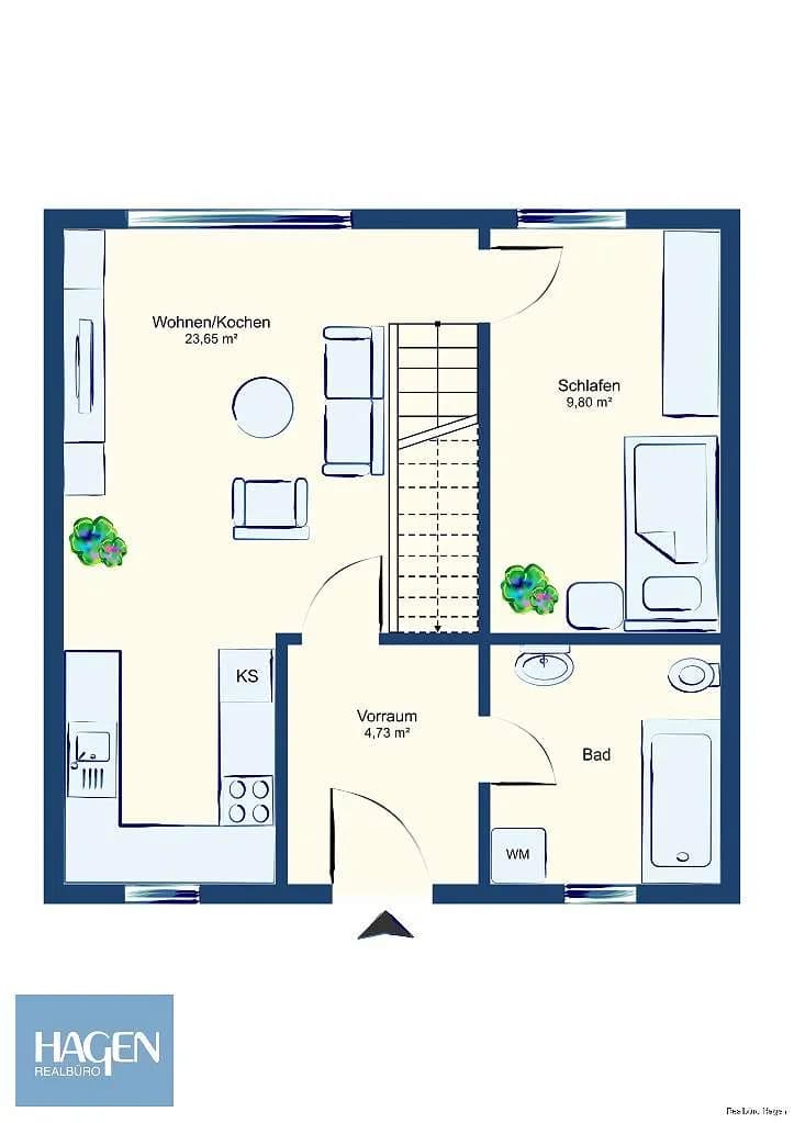 4-Zimmer-Wohnung kaufen in Dornbirn – 77,49 m², € 220.000 – Bild 12 von 14