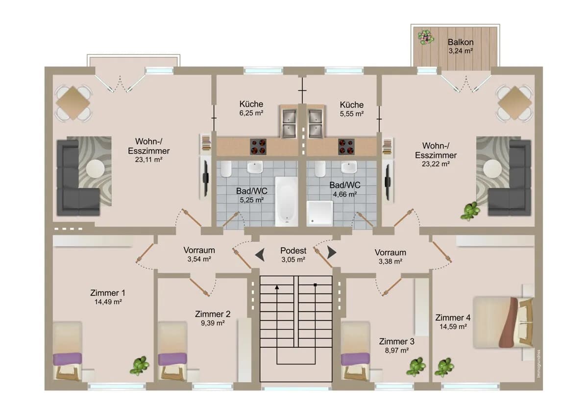 6-Zimmer-Wohnung kaufen in Klagenfurt – 122,08 m², € 398.900 – Bild 10 von 10