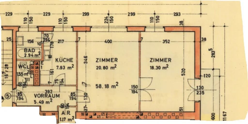 2-Zimmer-Wohnung mieten in Sankt Pölten – 57,31 m², € 522 – Bild 3 von 3