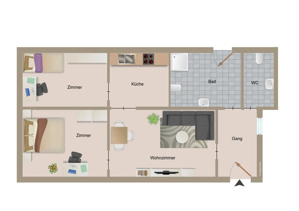 5-Zimmer-Haus kaufen in Völkermarkt – 110 m², € 229.800 – Bild 4 von 5