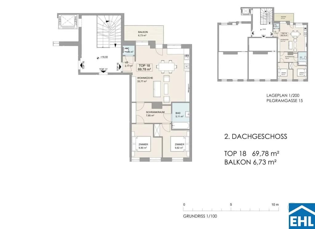3-Zimmer-Wohnung kaufen in Wien – 69,78 m², € 599.000 – Bild 17 von 17