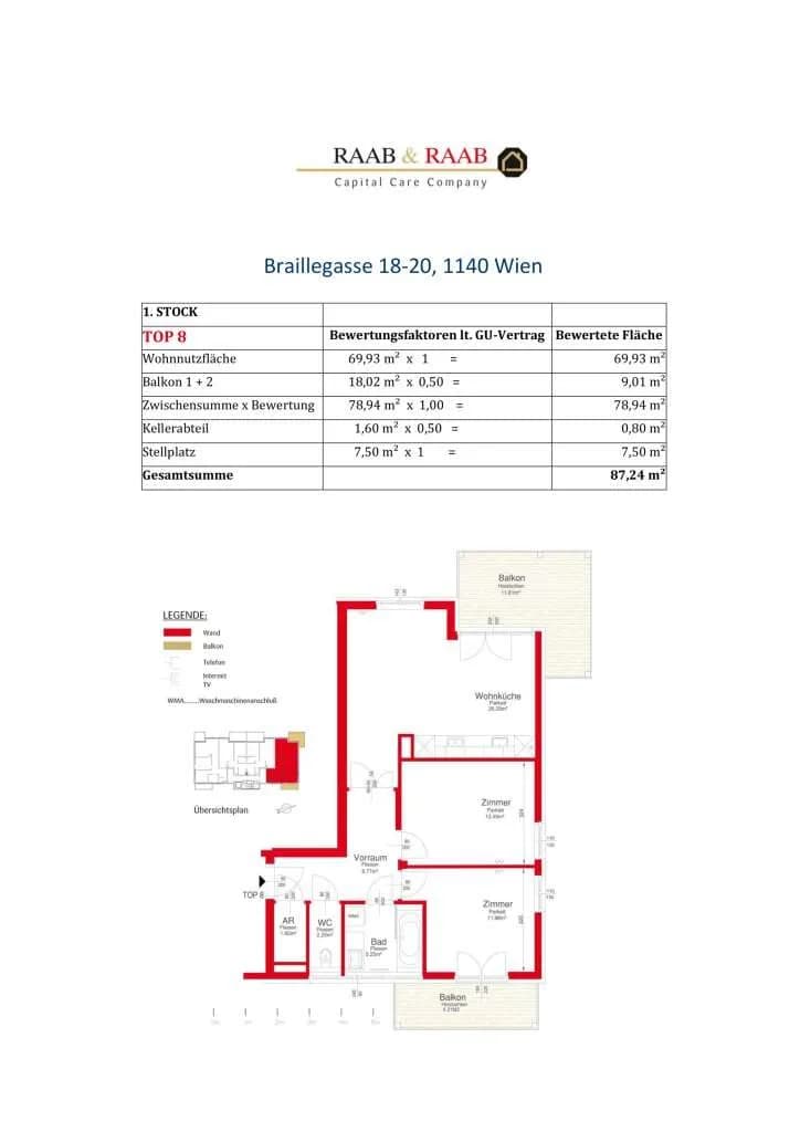 3-Zimmer-Wohnung kaufen in Wien – 69,93 m², € 499.000 – Bild 19 von 22