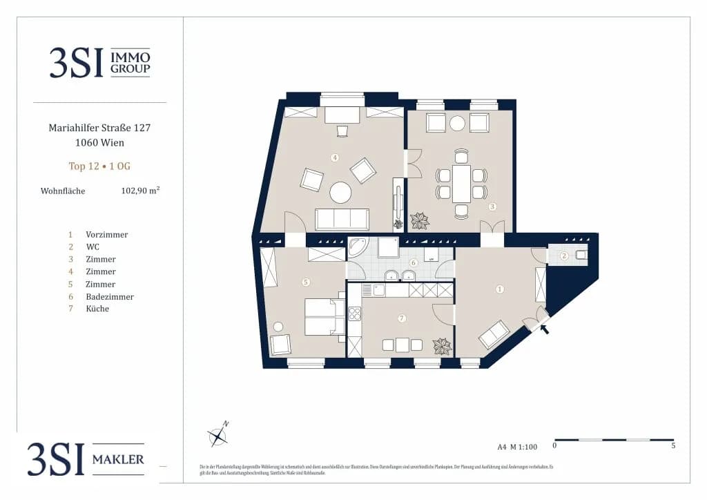 3-Zimmer-Wohnung kaufen in Wien – 102,9 m², € 579.000 – Bild 13 von 13
