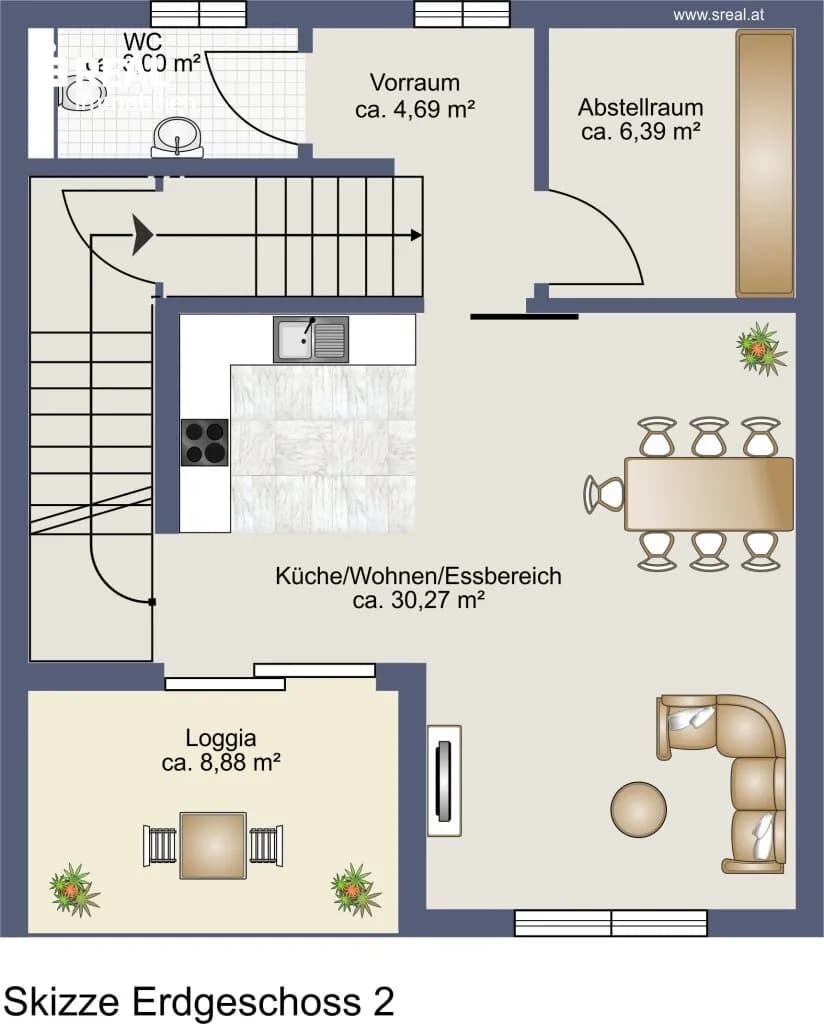 3-Zimmer-Wohnung kaufen in Voitsberg – 97,88 m², € 359.900 – Bild 11 von 16