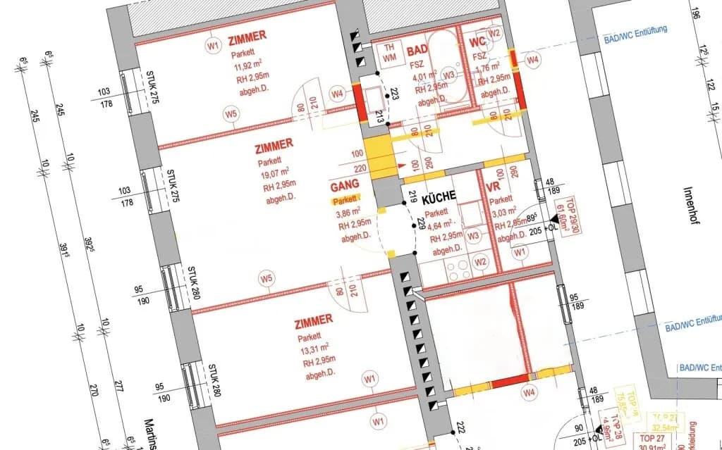 3-Zimmer-Wohnung kaufen in Wien – 61,6 m², € 450.000 – Bild 9 von 9