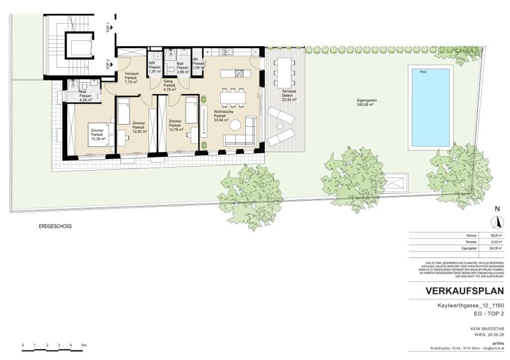 4-Zimmer-Wohnung kaufen in Wien – 98,4 m², € 1.255.400 – Bild 19 von 21