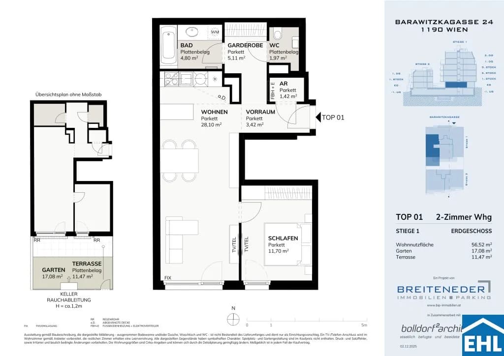 2-Zimmer-Wohnung kaufen in Wien – 56,52 m², € 450.000 – Bild 6 von 6