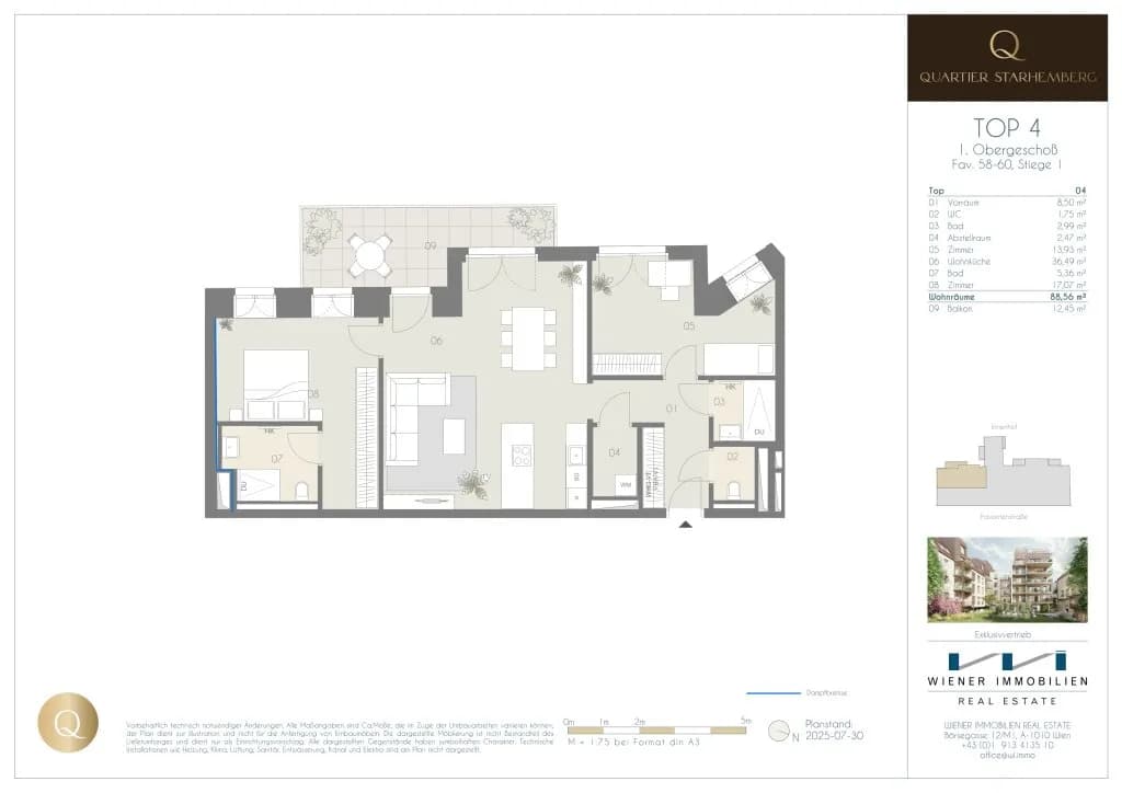 3-Zimmer-Wohnung kaufen in Wien – 88,89 m², € 870.000 – Bild 23 von 25