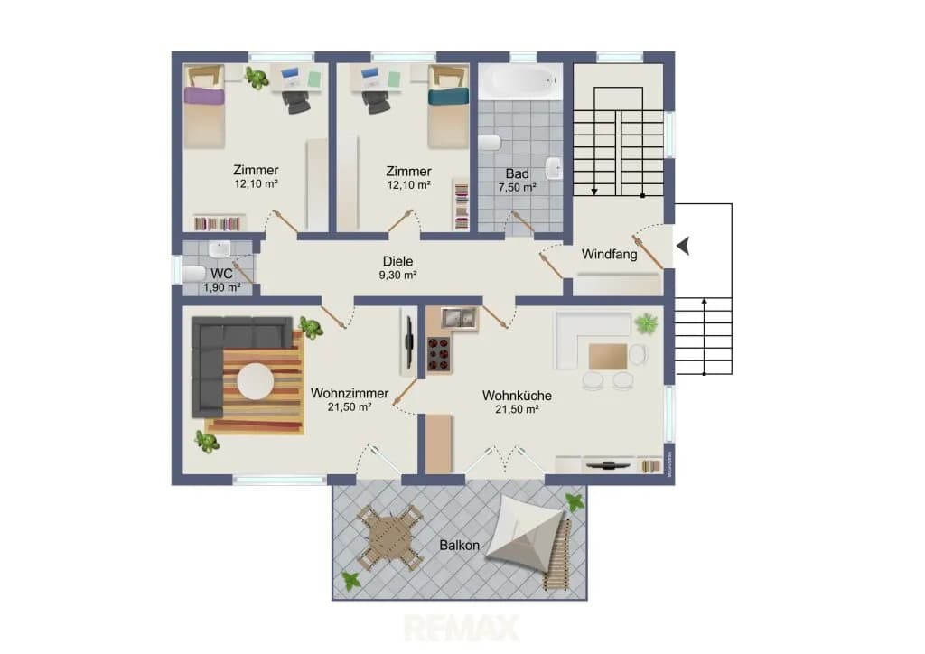 3-Zimmer-Haus kaufen in Deutschlandsberg – 90 m², € 349.000 – Bild 38 von 38