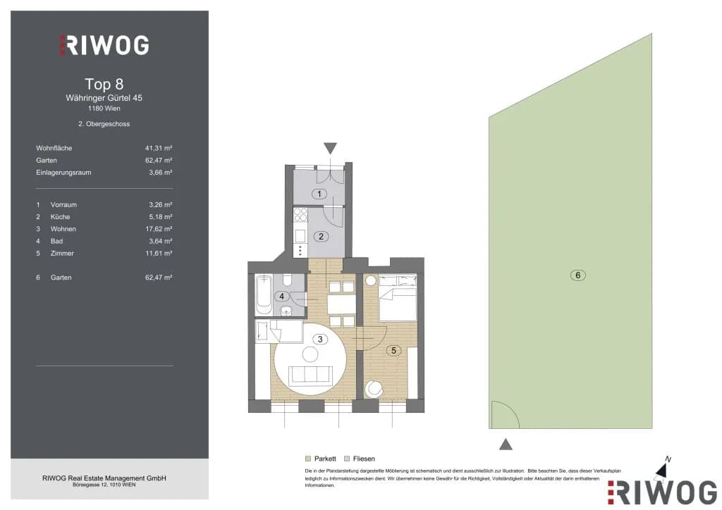 2-Zimmer-Wohnung kaufen in Wien – 41,31 m², € 250.000 – Bild 22 von 22
