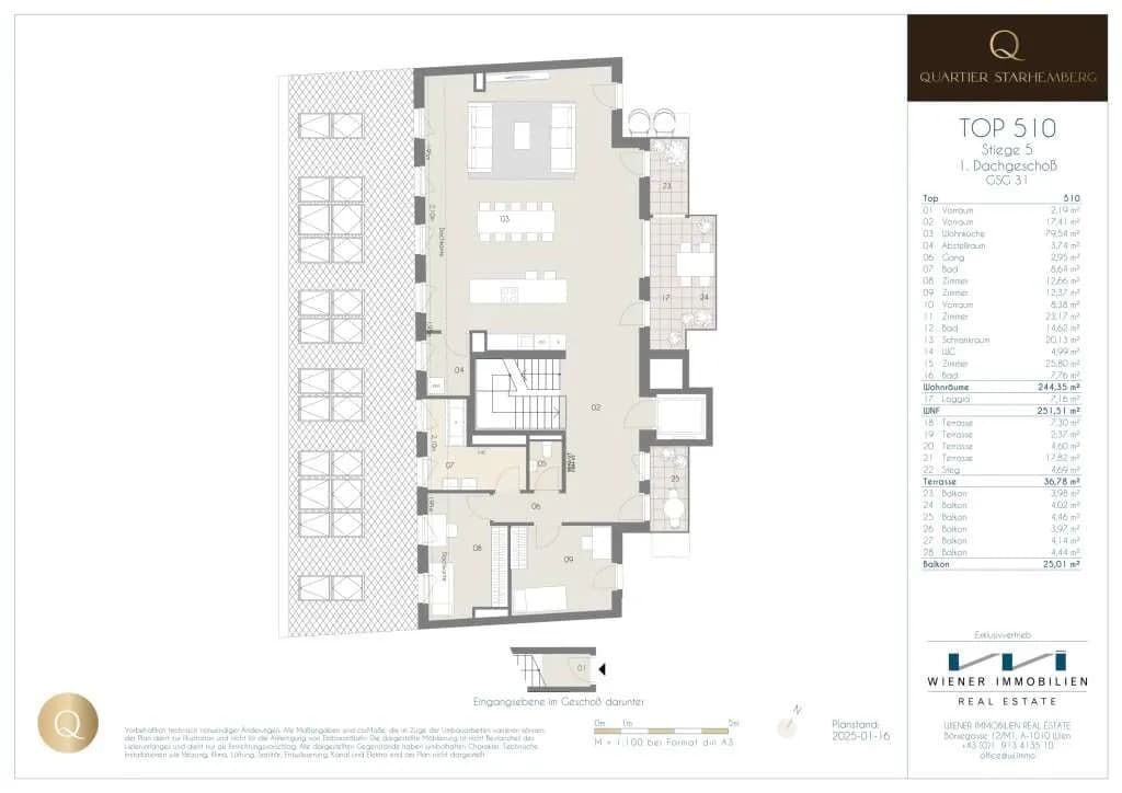 4-Zimmer-Wohnung kaufen in Wien – 244,35 m², € 3.700.000 – Bild 21 von 25