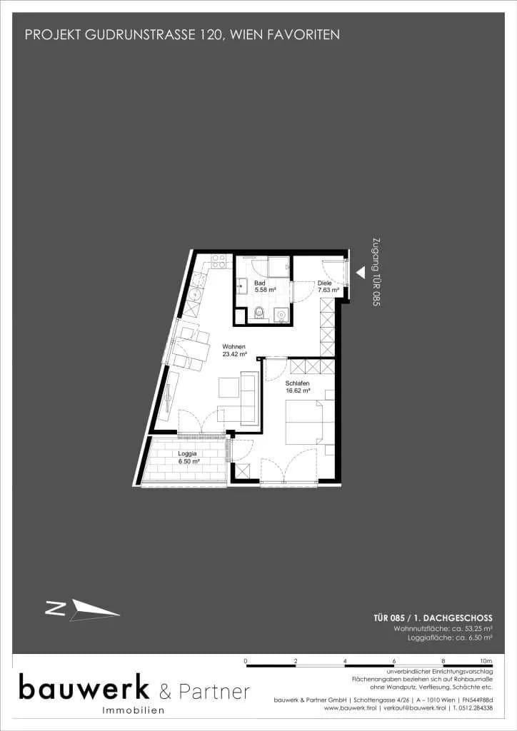 2-Zimmer-Wohnung kaufen in Wien – 53,55 m², € 323.700 – Bild 39 von 39