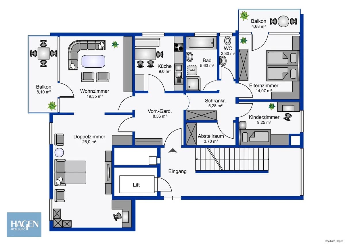 4-Zimmer-Wohnung kaufen in Dornbirn – 105,2 m², € 330.000 – Bild 16 von 17