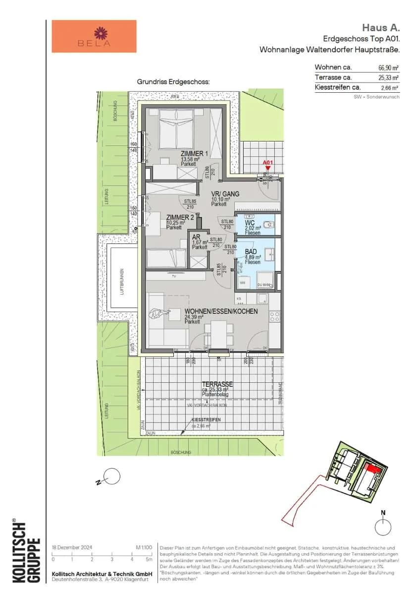 3-Zimmer-Wohnung kaufen in Graz – 67,41 m², € 482.600 – Bild 2 von 10