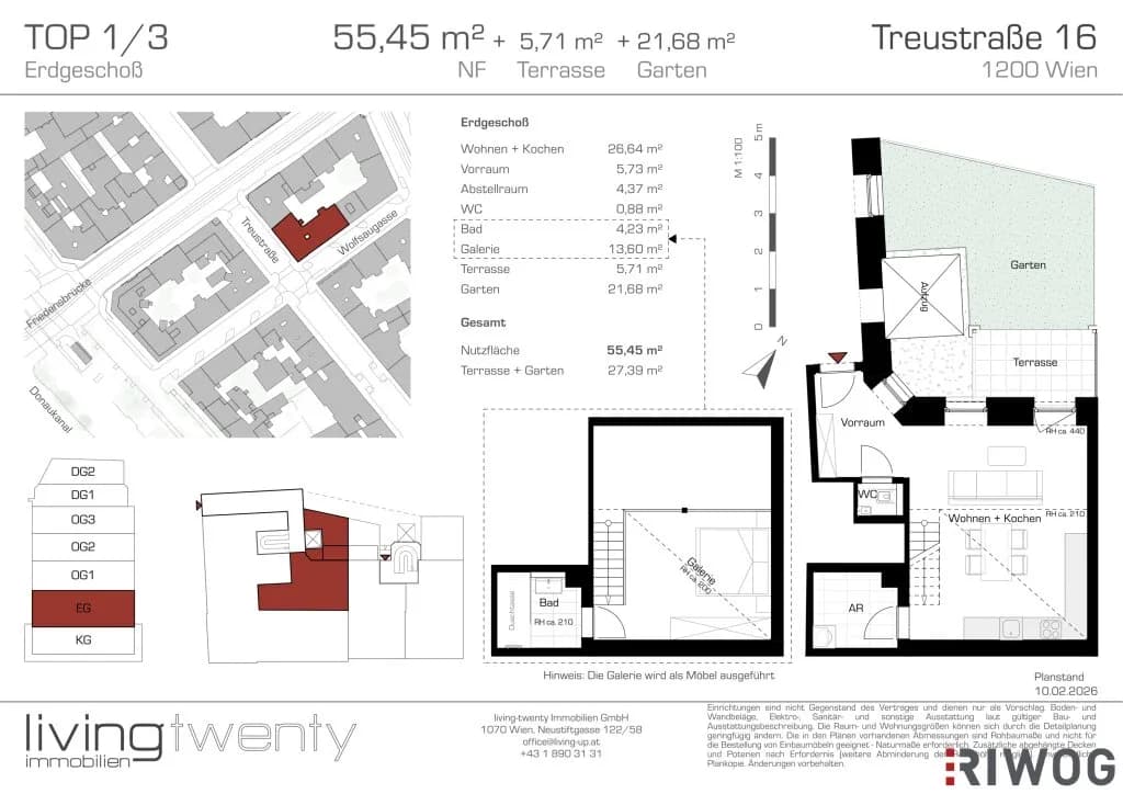 2-Zimmer-Wohnung kaufen in Wien – 55,45 m², € 360.000 – Bild 26 von 26