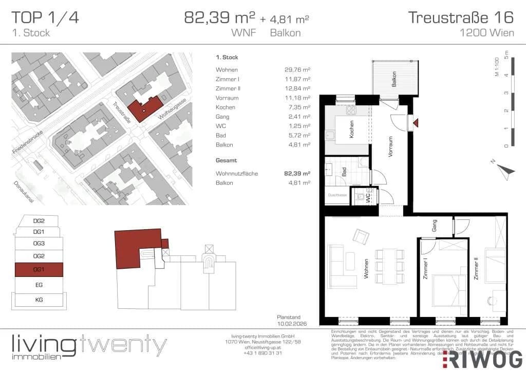 3-Zimmer-Wohnung kaufen in Wien – 82,38 m², € 565.000 – Bild 23 von 23