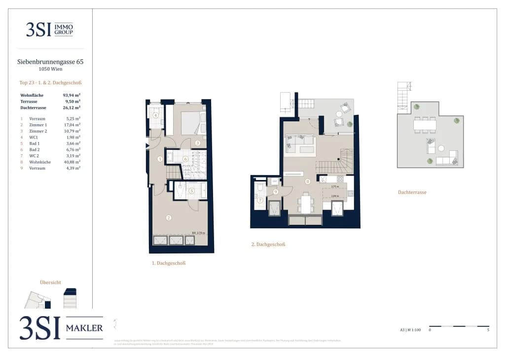 3-Zimmer-Wohnung kaufen in Wien – 93,94 m², € 1.075.000 – Bild 18 von 18