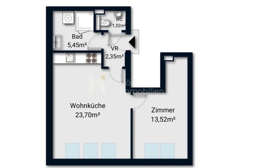 2-Zimmer-Wohnung kaufen in Wien – 46,54 m², € 237.354 – Bild 31 von 31