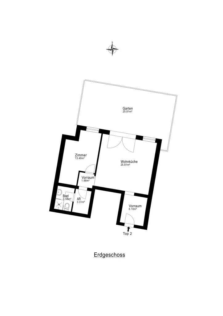 2-Zimmer-Wohnung kaufen in Wien – 54,09 m², € 299.900 – Bild 7 von 7