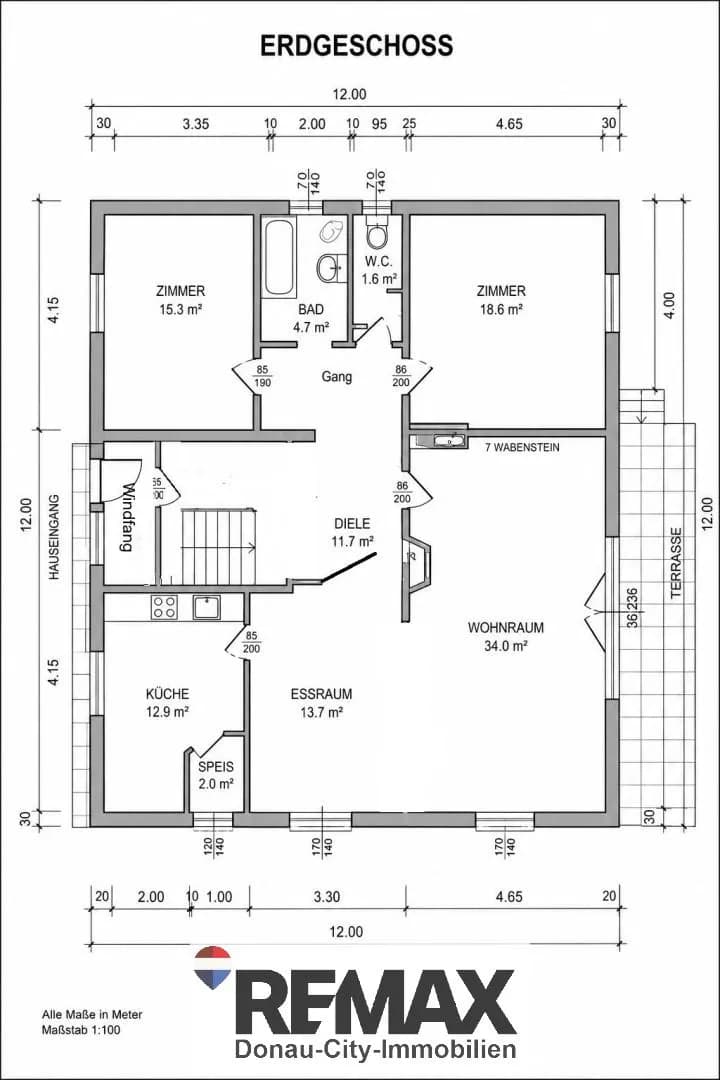 5-Zimmer-Haus kaufen in Horn – 163 m², € 295.000 – Bild 19 von 21